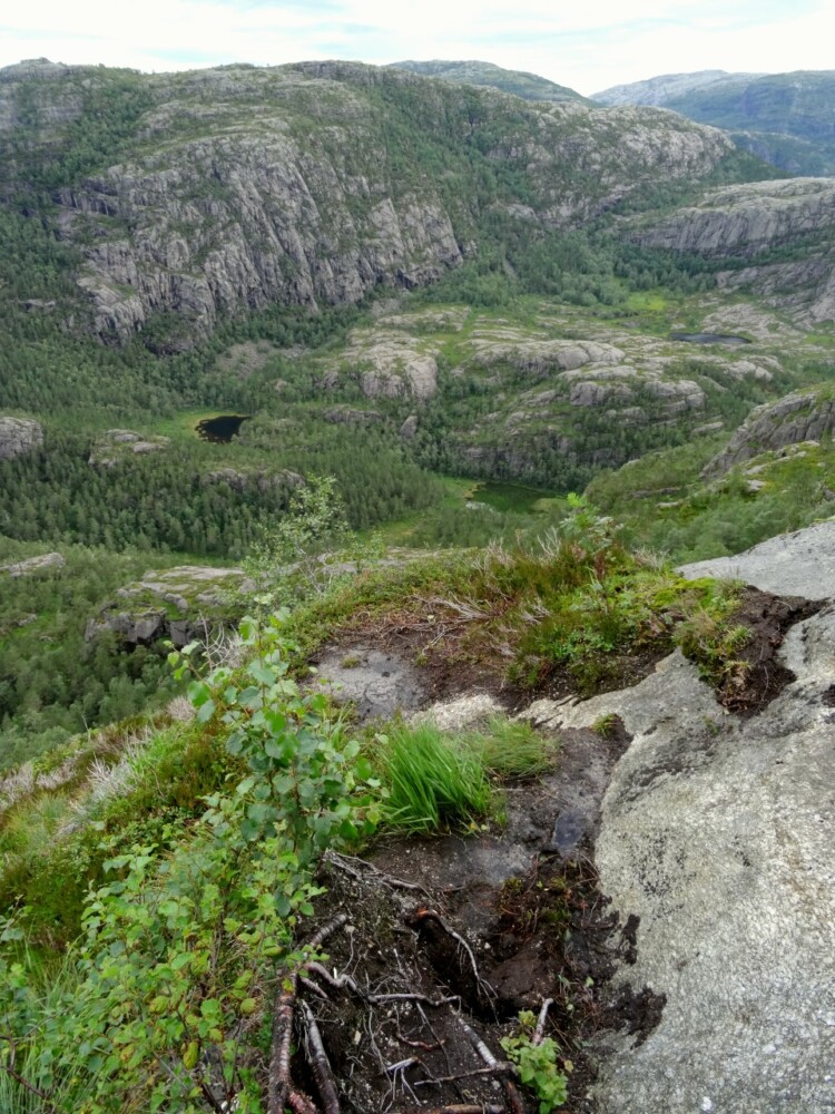 Mooie uitzichten over het Noorse land.